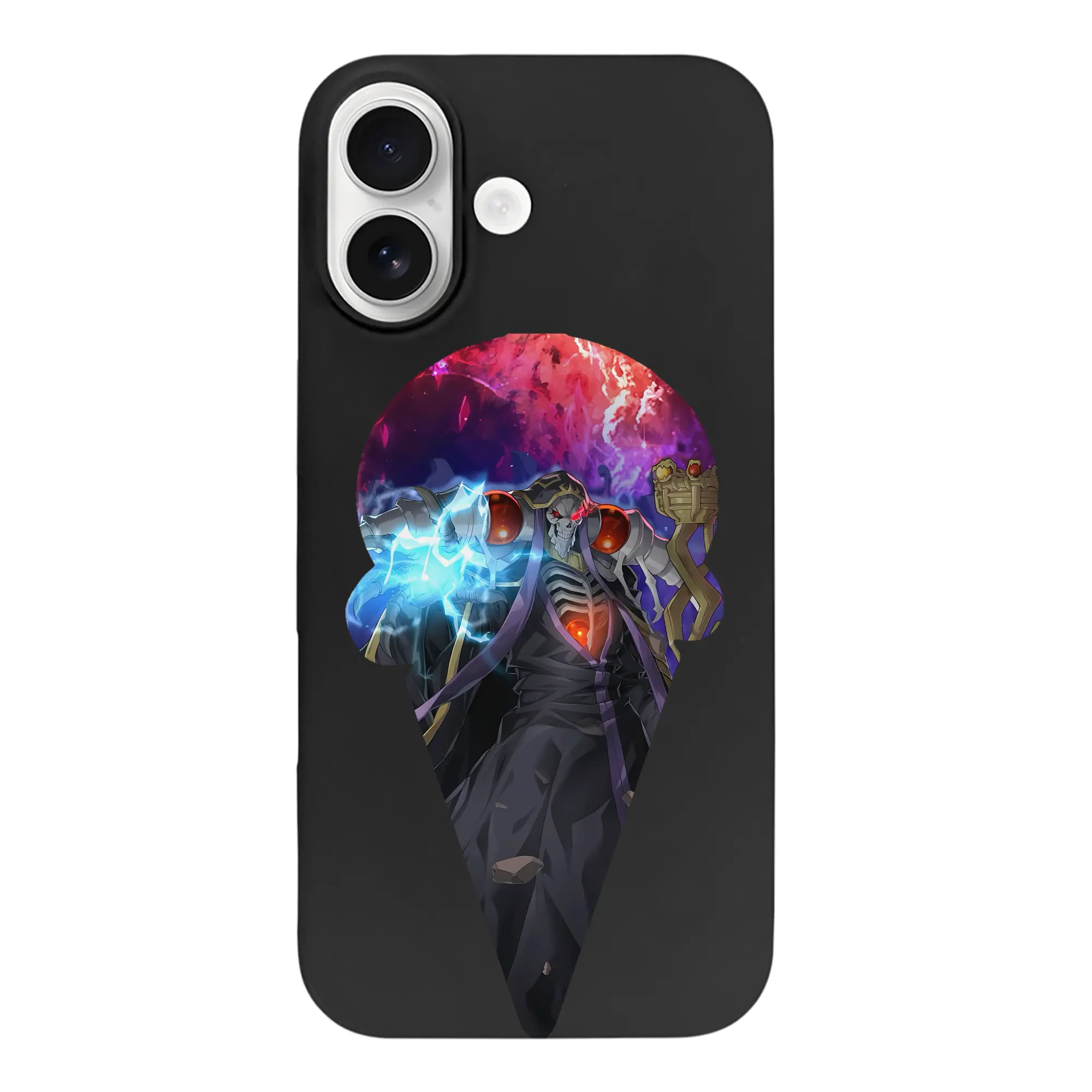 オーバーロード グッズ アインズ・ウール・ゴウン - iPhone 17 シリーズ シリコンケース 薄型 耐衝撃 指紋防止 ソフトタッチカバー 精密フィット 傷防止 保護ケース iPhone 17/17 Air/17 Pro/17 Pro Max 対応